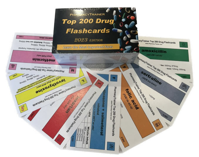 Top 200 Drug Flashcards The Most Recent 2023 Edition! Makes Learning